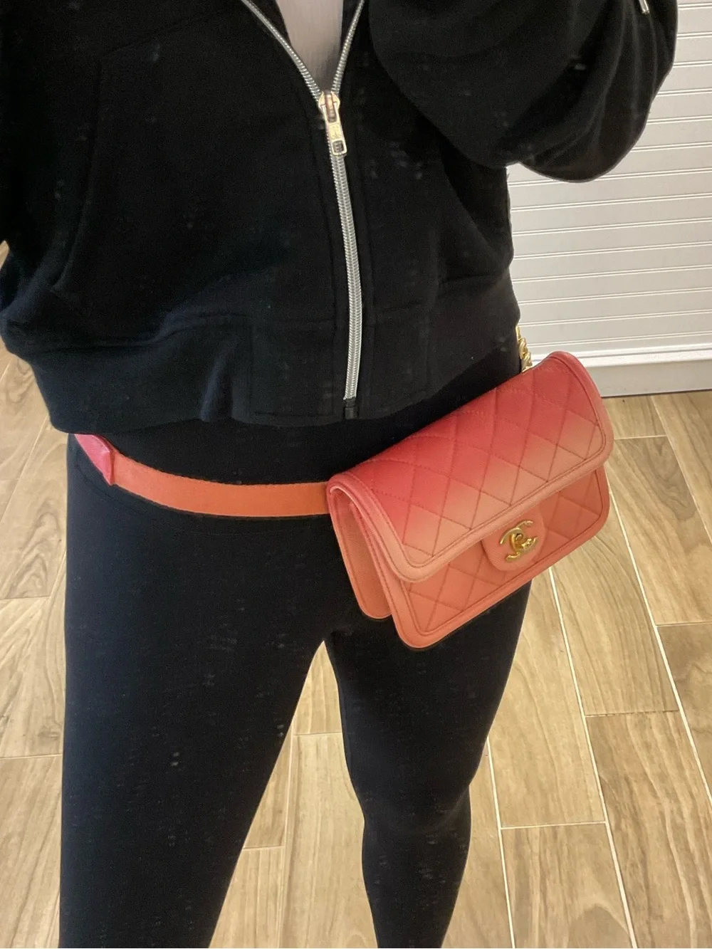 CHANEL caviar sunset